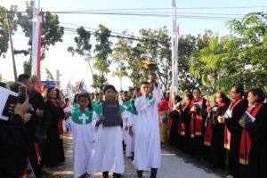 Wagub NTT Hadiri Parade Api Injil HUT ke-411 Jemaat GMIT Kota Kupang