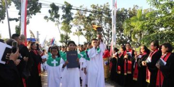 Wagub NTT Hadiri Parade Api Injil HUT ke-411 Jemaat GMIT Kota Kupang