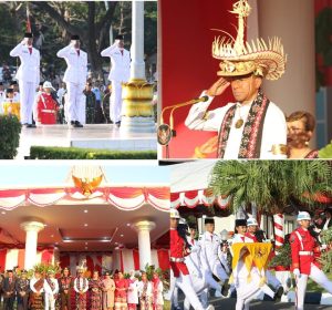 Wagub NTT Johni Asadoma Pimpin Upacara Penurunan Bendera HUT Ke-80 Republik Indonesia 