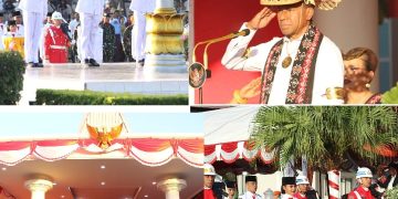 Wagub NTT Johni Asadoma Pimpin Upacara Penurunan Bendera HUT Ke-80 Republik Indonesia 