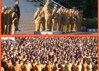 Gubernur NTT Pimpin Apel : Ingatkan Laporan Data Absensi ASN Secara Teratur  