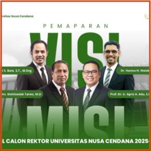 Empat Calon Rektor : Undana Bukan Menara Gading, Tapi Penggerak Perubahan