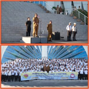 Gubernur dan Wakil Gubernur NTT Lepas 330 Peserta Ret-Ret Kepemimpinan Strategis di Belu