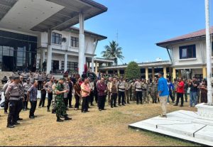 Kapolres dan Dandim 1602 Pimpin Pengamanan Aksi Unjuk Rasa Damai di Kota Ende