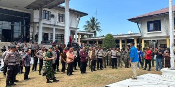 Kapolres dan Dandim 1602 Pimpin Pengamanan Aksi Unjuk Rasa Damai di Kota Ende