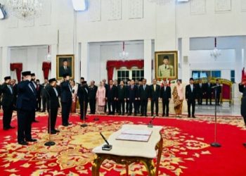 Presiden Prabowo Ganti 5 Menteri,  Dua Kursi Lowong