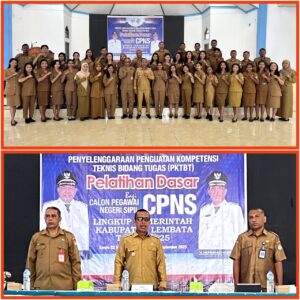 Wabup Nasir:  Tumbuhkan Kejujuran, Kedisiplinan dan Profesionalisme , Saat Buka Kegiatan Penguatan Kompetensi Teknis CPNS Lembata, 