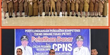 Wabup Nasir:  Tumbuhkan Kejujuran, Kedisiplinan dan Profesionalisme , Saat Buka Kegiatan Penguatan Kompetensi Teknis CPNS Lembata, 