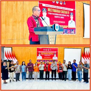 Wabup Nasir Lantik Pengurus Forum PRB Lembata : Tegaskan Keselamatan Rakyat Prioritas Tertinggi