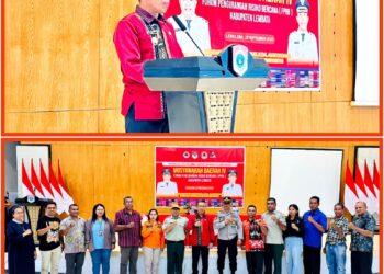 Wabup Nasir Lantik Pengurus Forum PRB Lembata : Tegaskan Keselamatan Rakyat Prioritas Tertinggi