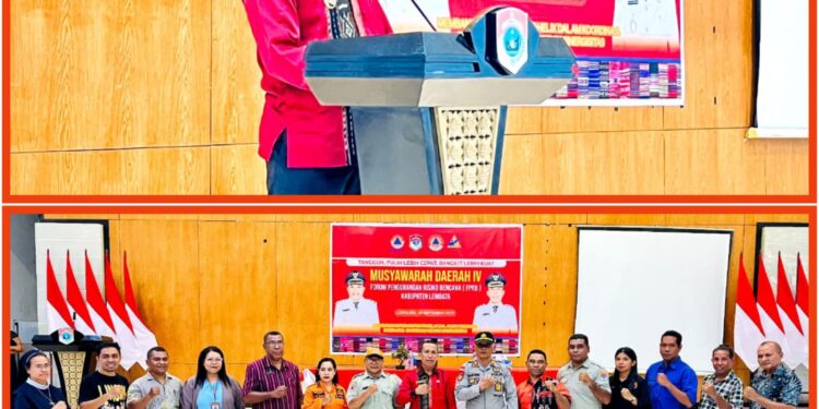 Wabup Nasir Lantik Pengurus Forum PRB Lembata : Tegaskan Keselamatan Rakyat Prioritas Tertinggi