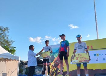 Pembalap Negara Perancis, Axel Habert Juara Pertama Balap Sepeda Tour de EnTeTe Etape I