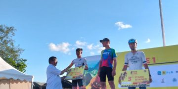 Pembalap Negara Perancis, Axel Habert Juara Pertama Balap Sepeda Tour de EnTeTe Etape I