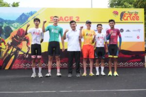 Pembalap Aljazair Taklukkan Etape Kedua Tour De EnteTe, Raja Tanjakan Masih dari Indonesia