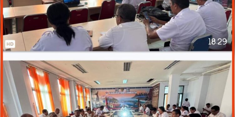 Bupati Kanis Pimpin Rapat Evaluasi PAD Lembata