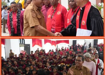 Gubernur Melki Resmikan Gedung Kebaktian Jemaat GMIT Yunus Nunumeu Soe