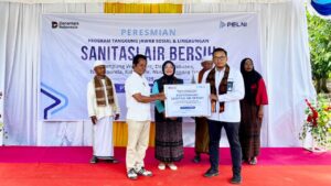 PT PELNI Ende dan BSI Maslahat Resmikan Fasilitas Sanitasi Air Bersih di Desa Ndetuzea