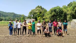 Polres Ende Dukung Ketahanan Pangan, Tanam Jagung di Mbuliwaralau Utara