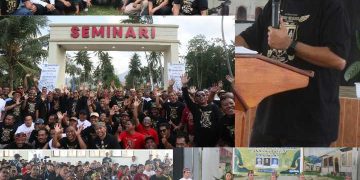 Gubernur Melki Laka Lena Temu Alumni Sanpio