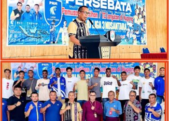  Wabup Nasir Lepas Tim Persebata Menuju Liga Tiga Indonesia : “Payung Filosofi Kepercayaan Diri”