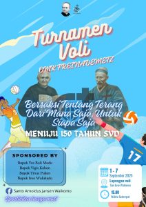 OMK Freinademetz Paroki SAJ Waikomo Gelar Volly Tingkat Paroki Meriahkan 150 Tahun SVD