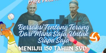 OMK Freinademetz Paroki SAJ Waikomo Gelar Volly Tingkat Paroki Meriahkan 150 Tahun SVD