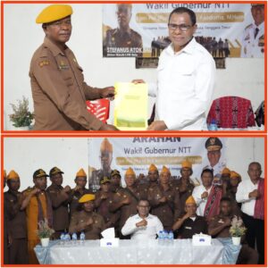 Wagub Johni Asadoma Kunjungi Kantor Marcab LVRI Belu,  Motivasi Para Veteran