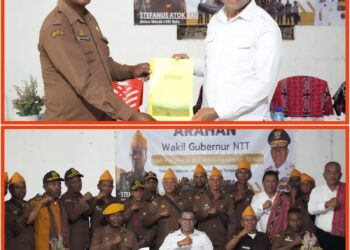 Wagub Johni Asadoma Kunjungi Kantor Marcab LVRI Belu,  Motivasi Para Veteran