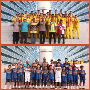 Lepas Kontingen Sepakbola NTT, Wagub Johni : Kalian Bertanding Untuk Menang