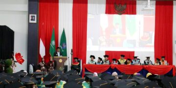 Rapat Senat Terbuka Wisuda Universitas Muhammadiyah Kupang, Gubernur Melki Minta Wisudawan Kembangkan Potensi Jadi Agen Pembangunan Daerah