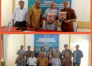 Bupati Lembata Saksikan Unika Atma Jaya dan Keuskupan Larantuka Teken MoU