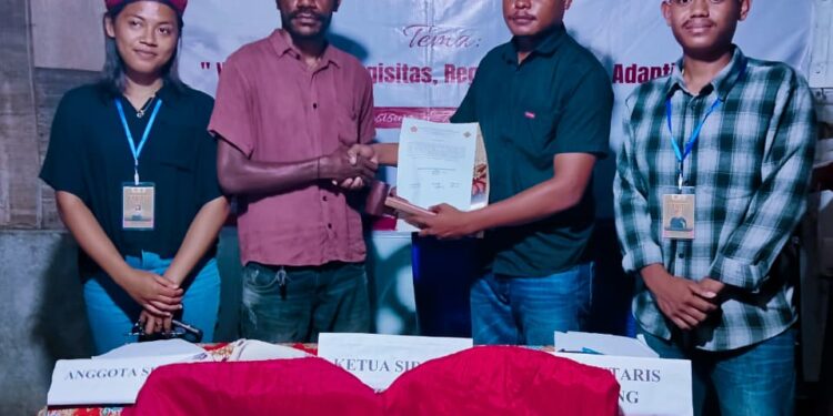 Gelar Rapat Umum Anggota, Daniel Turot Terpilih Jadi Ketua PMKRI Ende