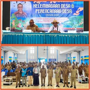 Lembata Gelar Rapat Konsolidasi Kelembagaan Desa, Bupati Kanis Tuaq Tegaskan Pembangunan Desa Tanggung Jawab Bersama