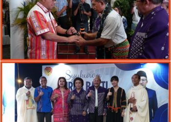 Syukuran Purna Bakti Sekda, Gubernur Melki Apresiasi Kerja Nyata Kosmas Lana