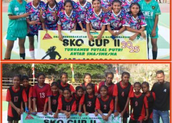 SMEA Futsal dan SPEGOR B Sabet Juara SKO CUP II Futsal Putri