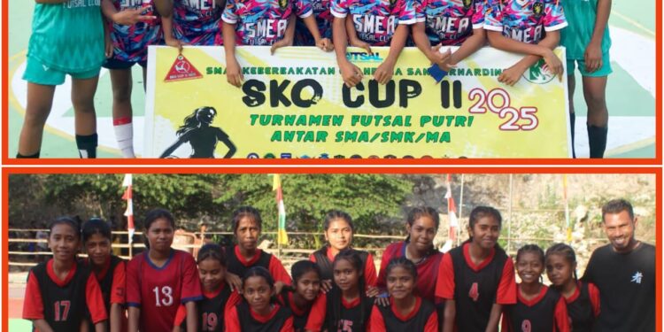 SMEA Futsal dan SPEGOR B Sabet Juara SKO CUP II Futsal Putri