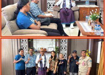 Bupati Lembata Audiensi LSM Barakat dan Prof. Yapi Taum Bahas Pengembangan Ekonomi Biru di Desa Tapobaran