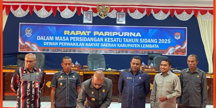 Wakil Ketua ll DPRD Kabupaten Lembata FX Namang : Total APBD  disepakati Pemerintah dan DPRD TA 2026 Sebesar Rp752,84 Miliar 