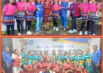 Pasukan Sembur Paus Lembata Raih Juara Umum ll PORSENI Guru PAUD di Ende