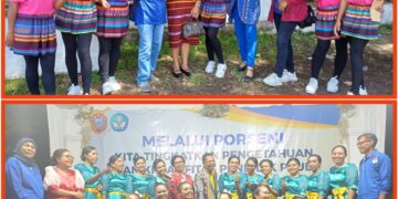 Pasukan Sembur Paus Lembata Raih Juara Umum ll PORSENI Guru PAUD di Ende