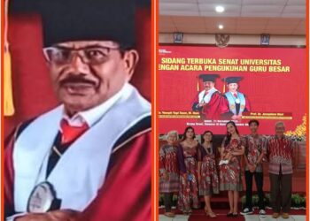 Prof. Dr. Yoseph Yapi Taum, M.Hum, Putra Lembata dikukuhkan Jadi Guru Besar