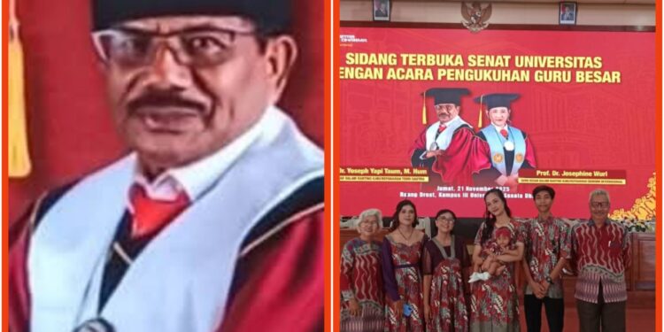 Prof. Dr. Yoseph Yapi Taum, M.Hum, Putra Lembata dikukuhkan Jadi Guru Besar