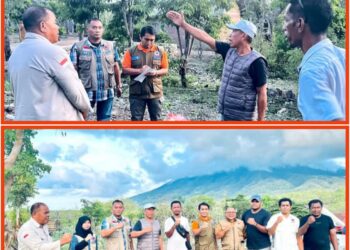 Wabup Nasir Tinjau Rencana Pembangunan Sumur Bor BNPB di Podu dan Tagawiti