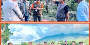 Wabup Nasir Tinjau Rencana Pembangunan Sumur Bor BNPB di Podu dan Tagawiti