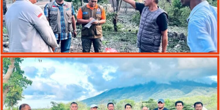 Wabup Nasir Tinjau Rencana Pembangunan Sumur Bor BNPB di Podu dan Tagawiti