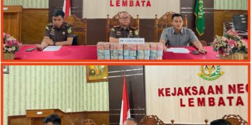 Kejari Lembata Setor Uang Korupsi 1 Miliar Kasus Proyek Jalan : Lely Lumina Lay divonis 4 Tahun Penjara