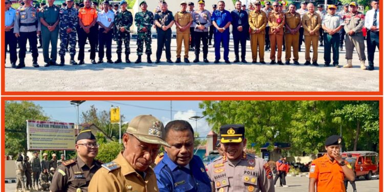 Lembata Siaga Bencana: Wabup Nasir Hadiri Apel Gabungan Tanggap Darurat