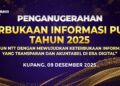 Ketua KIP NTT, Germanus Atawuwur Terima Anugerah : Mengapa Keterbukaan Informasi Publik Penting?