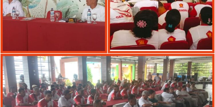 Bupati Kanis-Wabup Nasir Hadir Rakercab Partai Gerindra Lembata Momentum Konsolidasi Politik
