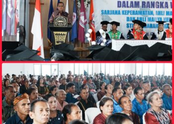 Gubernur Melki Hadiri Wisuda STIKES Maranatha Kupang : Dorong Nakes Kembangkan Profesionalisme